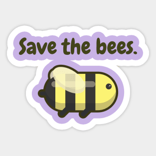 Save the Bees Sticker